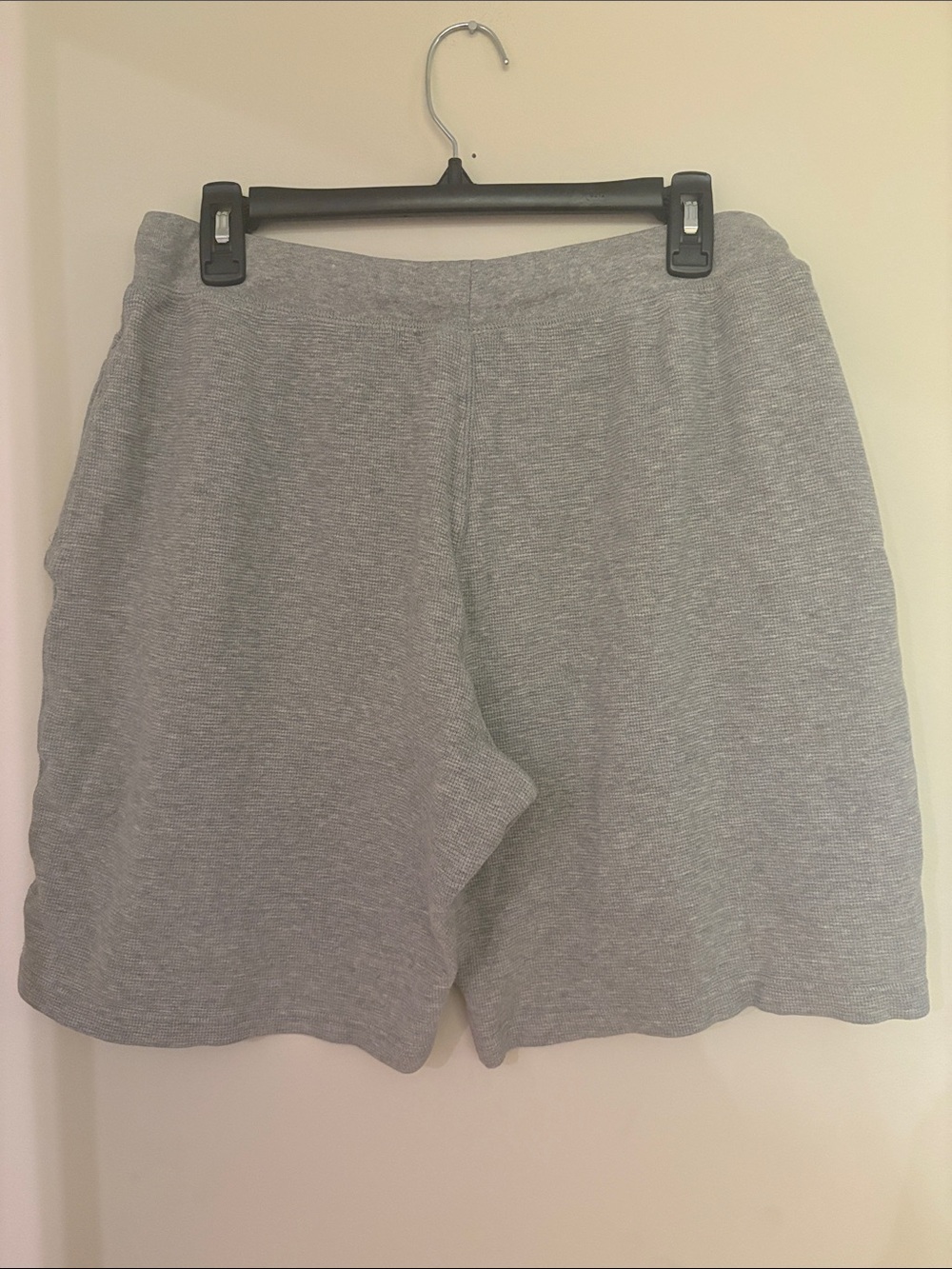 Polo by Ralph Lauren Gray Drawstring Waffle Knit Sleep Shorts size L - Picture 4 of 5